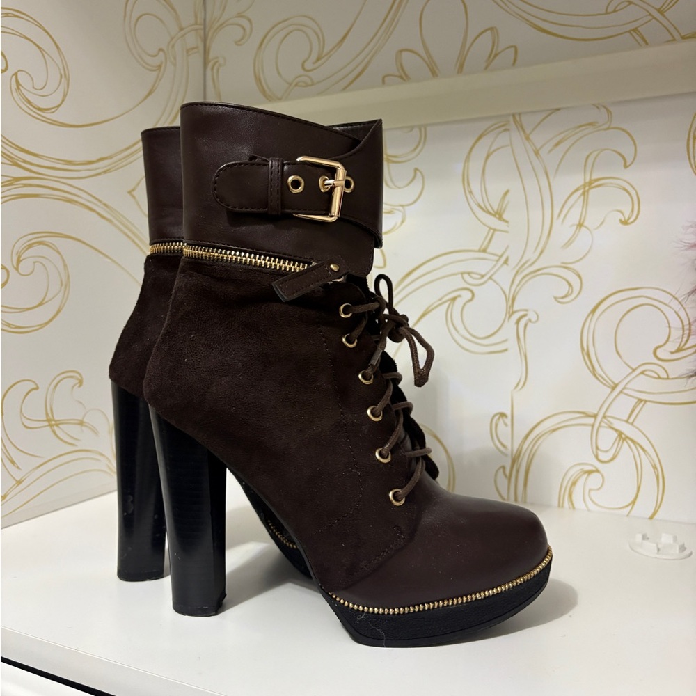 Italina Suede Ankle Boots